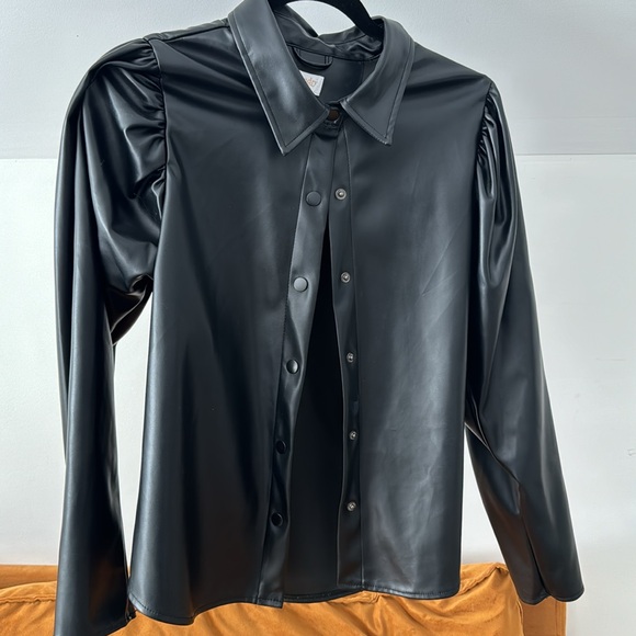 Laundry Leather Designer Shirt - Picture 3 of 4